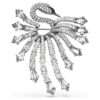The Vienna Collection Brooch Swan, White, Ruthenium Plated The Vienna Collection Brooch Swan, White, Ruthenium Plated