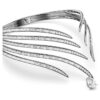 The Vienna Collection Choker Feather, White, Ruthenium Plated The Vienna Collection Choker Feather, White, Ruthenium Plated