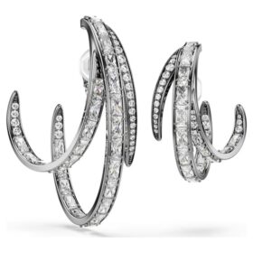 The Vienna Collection Ear Cuff Set (3) Feather, White, Ruthenium Plated The Vienna Collection Ear Cuff Set (3) Feather, White, Ruthenium Plated