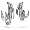 The Vienna Collection Ear Cuff Set (3) Feather, White, Ruthenium Plated The Vienna Collection Ear Cuff Set (3) Feather, White, Ruthenium Plated
