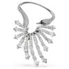 The Vienna Collection Ear Cuff Swan, White, Ruthenium Plated The Vienna Collection Ear Cuff Swan, White, Ruthenium Plated