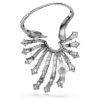 The Vienna Collection Ear Cuff Swan, White, Ruthenium Plated The Vienna Collection Ear Cuff Swan, White, Ruthenium Plated