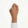 Una Angelic Bracelet Round Cut, Double Sided Motifs, White, Rhodium Plated Una Angelic Bracelet Round Cut, Double Sided Motifs, White, Rhodium Plated