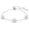 Una Angelic Bracelet Round Cut, Double Sided Motifs, White, Rhodium Plated Una Angelic Bracelet Round Cut, Double Sided Motifs, White, Rhodium Plated