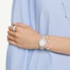 Una Angelic Bracelet Round Cut, Double Sided Motifs, White, Rhodium Plated Una Angelic Bracelet Round Cut, Double Sided Motifs, White, Rhodium Plated