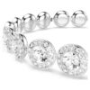 Una Angelic Bracelet Round Cut, White, Rhodium Plated Una Angelic Bracelet Round Cut, White, Rhodium Plated
