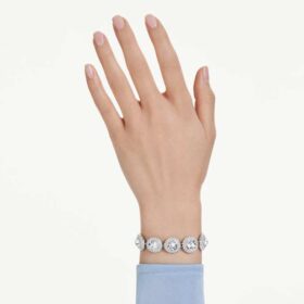 Una Angelic Bracelet White, Rhodium Plated Una Angelic Bracelet White, Rhodium Plated