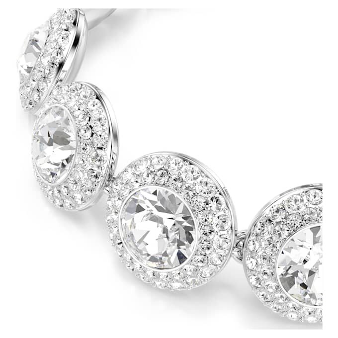 Una Angelic Bracelet White, Rhodium Plated Una Angelic Bracelet White, Rhodium Plated