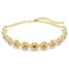 Una Angelic Choker Round Cut, Caramel, Gold-Tone Plated Una Angelic Choker Round Cut, Caramel, Gold-Tone Plated