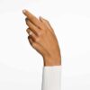 Una Angelic Cocktail Ring Round Cut, Pavé, White, Rose Gold-Tone Plated Una Angelic Cocktail Ring Round Cut, Pavé, White, Rose Gold-Tone Plated