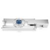 Una Angelic Extender Round Cut, Blue, Rhodium Plated Una Angelic Extender Round Cut, Blue, Rhodium Plated