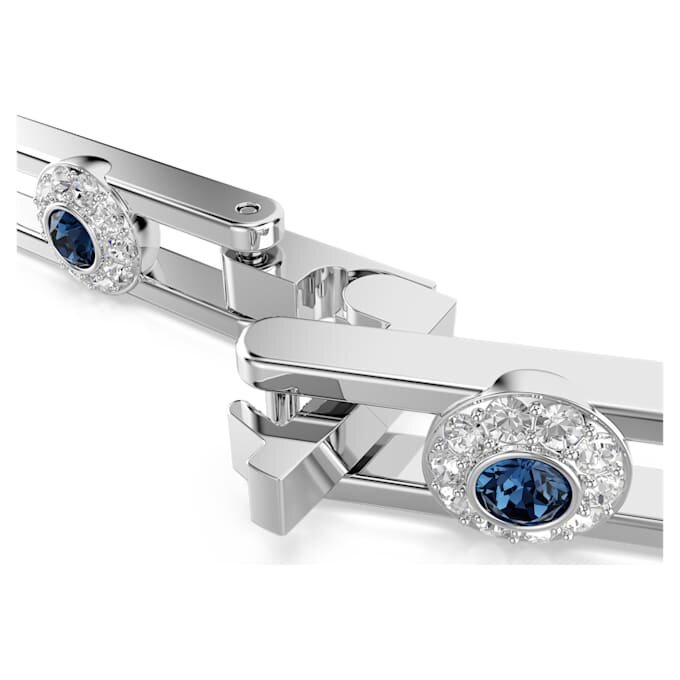Una Angelic Extender Round Cut, Blue, Rhodium Plated Una Angelic Extender Round Cut, Blue, Rhodium Plated