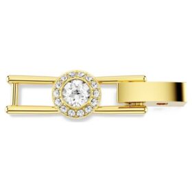 Una Angelic Extender Round Cut, White, Gold-Tone Plated Una Angelic Extender Round Cut, White, Gold-Tone Plated