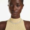 Una Angelic Necklace Round Cut, Medium, White, Rhodium Plated Una Angelic Necklace Round Cut, Medium, White, Rhodium Plated
