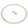Una Angelic Necklace Round Cut, Medium, White, Rose Gold-Tone Plated Una Angelic Necklace Round Cut, Medium, White, Rose Gold-Tone Plated