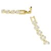 Una Angelic Necklace Round Cut, Small, White, Gold-Tone Plated Una Angelic Necklace Round Cut, Small, White, Gold-Tone Plated