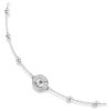 Una Angelic Pendant Round Cut, Double Sided Motifs, White, Rhodium Plated Una Angelic Pendant Round Cut, Double Sided Motifs, White, Rhodium Plated
