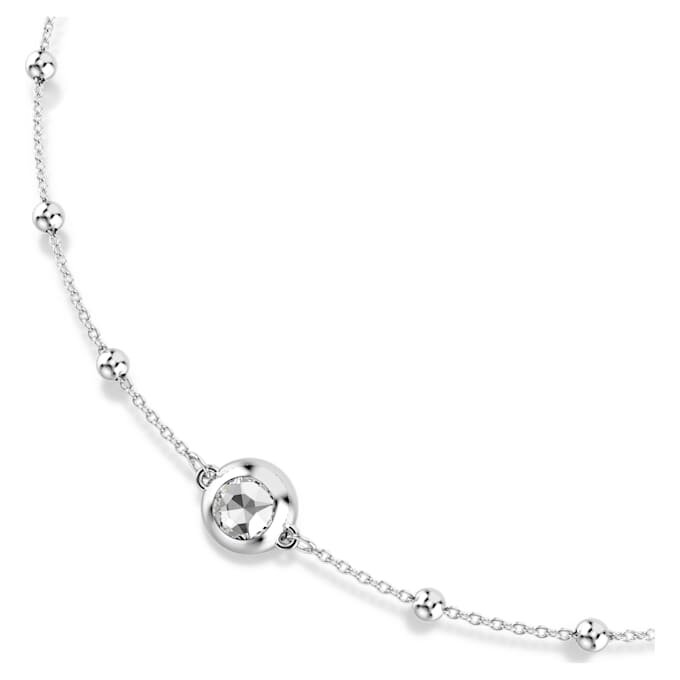 Una Angelic Pendant Round Cut, Double Sided Motifs, White, Rhodium Plated Una Angelic Pendant Round Cut, Double Sided Motifs, White, Rhodium Plated