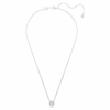 Una Angelic Pendant Round Cut, Pavé, White, Rhodium Plated Una Angelic Pendant Round Cut, Pavé, White, Rhodium Plated