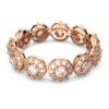 Una Angelic Ring Round Cut, White, Rose Gold-Tone Plated Una Angelic Ring Round Cut, White, Rose Gold-Tone Plated