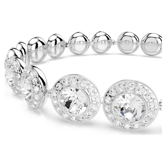 Una Angelic Set Set (3), Round Cut, White, Rhodium Plated Una Angelic Set Set (3), Round Cut, White, Rhodium Plated