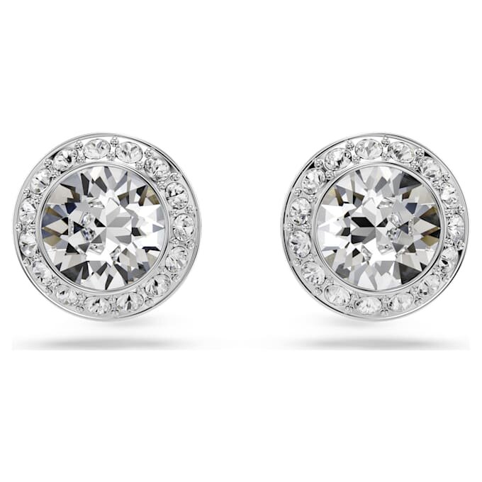 Una Angelic Set Set (3), Round Cut, White, Rhodium Plated Una Angelic Set Set (3), Round Cut, White, Rhodium Plated