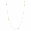 Una Angelic Strandage Crystal Pearl, Round Cut, White, Gold-Tone Plated Una Angelic Strandage Crystal Pearl, Round Cut, White, Gold-Tone Plated
