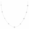 Una Angelic Strandage Round Cut, White, Rhodium Plated Una Angelic Strandage Round Cut, White, Rhodium Plated