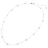 Una Angelic Strandage Round Cut, White, Rhodium Plated Una Angelic Strandage Round Cut, White, Rhodium Plated