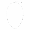 Una Angelic Strandage Round Cut, White, Rhodium Plated Una Angelic Strandage Round Cut, White, Rhodium Plated