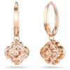 Una Drop Earrings Clover, Pink, Rose Gold-Tone Plated Una Drop Earrings Clover, Pink, Rose Gold-Tone Plated