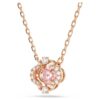 Una Necklace Clover, Pink, Rose Gold-Tone Plated Una Necklace Clover, Pink, Rose Gold-Tone Plated
