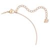Una Necklace Round Cut, White, Rose Gold-Tone Plated Una Necklace Round Cut, White, Rose Gold-Tone Plated