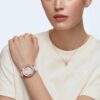 Una Set Mixed Cuts, Clover, Pink, Rose Gold-Tone Plated Una Set Mixed Cuts, Clover, Pink, Rose Gold-Tone Plated