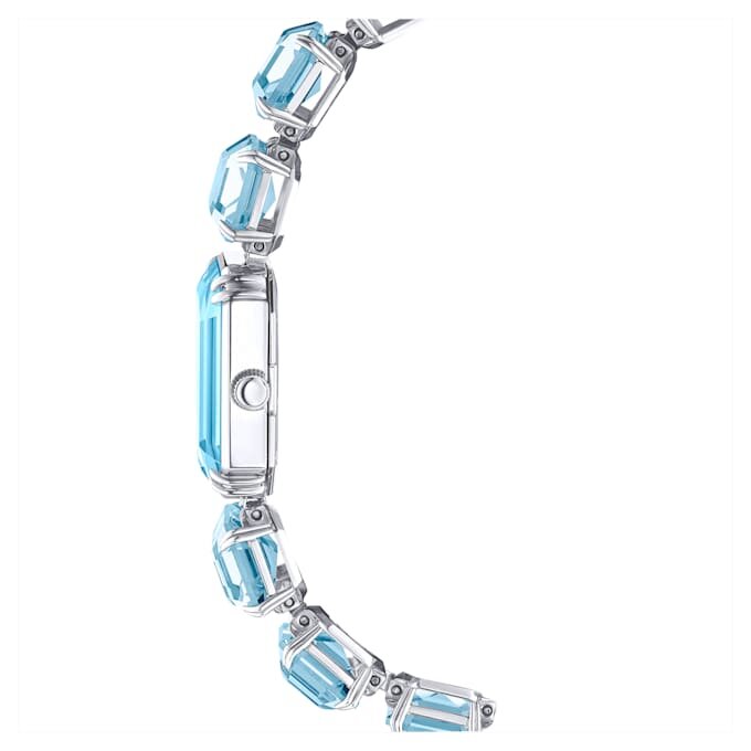 Watch Octagon Cut Bracelet, Blue, Stainless Steel Watch Octagon Cut Bracelet, Blue, Stainless Steel