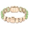 Watch Octagon Cut Bracelet, Green, Champagne Gold-Tone Finish Watch Octagon Cut Bracelet, Green, Champagne Gold-Tone Finish
