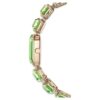Watch Octagon Cut Bracelet, Green, Champagne Gold-Tone Finish Watch Octagon Cut Bracelet, Green, Champagne Gold-Tone Finish