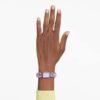 Watch Octagon Cut Bracelet, Purple, Champagne Gold-Tone Finish