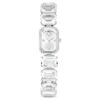 Watch Octagon Cut Bracelet, White, Stainless Steel Watch Octagon Cut Bracelet, White, Stainless Steel
