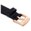 Watch Strap 13 Mm (0.51″) Width, Leather, Black, Rose Gold-Tone Finish Watch Strap 13 Mm (0.51″) Width, Leather, Black, Rose Gold-Tone Finish