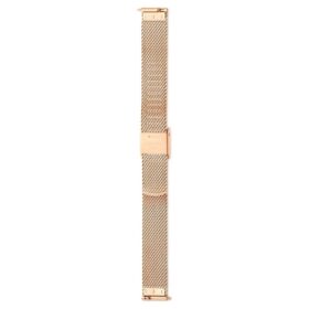 Watch Strap 13 Mm (0.51″) Width, Metal, Rose Gold Tone, Rose Gold-Tone Finish Watch Strap 13 Mm (0.51″) Width, Metal, Rose Gold Tone, Rose Gold-Tone Finish