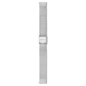 Watch Strap 13 Mm (0.51″) Width, Metal, Silver Tone, Stainless Steel Watch Strap 13 Mm (0.51″) Width, Metal, Silver Tone, Stainless Steel