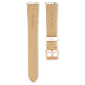 Watch Strap 16 Mm (0.63″) Width, Leather Strap, White Watch Strap 16 Mm (0.63″) Width, Leather Strap, White