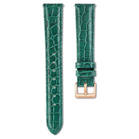 Watch Strap 16 Mm (0.63″) Width, Leather with Stitching, Green Watch Strap 16 Mm (0.63″) Width, Leather with Stitching, Green