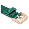 Watch Strap 16 Mm (0.63″) Width, Leather with Stitching, Green Watch Strap 16 Mm (0.63″) Width, Leather with Stitching, Green
